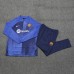 23/24 Barcelona Navy Blue Edition Classic Jacket Training Suit (Top+Pant)-6659020