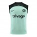 23/24 Chelsea Training Light Green Jersey Kit Sleeveless (Vest + Short)-3435887