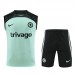 23/24 Chelsea Training Light Green Jersey Kit Sleeveless (Vest + Short)-3435887