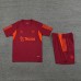 23/24 Manchester United M-U Training Red Jersey Kit short Sleeve (Shirt + Short)-6489408