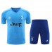 23/24 Juventus Goalkeeper Blue Jersey Kit short Sleeve (Shirt + Short)-3763156