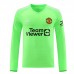 23/24 Manchester United M-U Goalkeeper Green Jersey Kit Long Sleeve (Long Sleeve + Short)-8940073