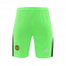 23/24 Manchester United M-U Goalkeeper Green Jersey Kit short Sleeve (Shirt + Short)-9737595