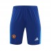23/24 Manchester United M-U Goalkeeper Blue Jersey Kit short Sleeve (Shirt + Short)-8874963