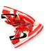 SB Dunk Low Running Shoes-Red/White-9905553