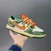 SB Dunk Low Running Shoes-White/Green-1275198