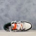SB Dunk Low Running Shoes-White/Black-2474109