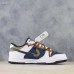 SB Dunk Low Running Shoes-White/Navy Blue-5093746