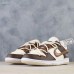 SB Dunk Low Running Shoes-White/Brown-902116