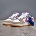 SB Dunk Low Running Shoes-White/Brown-8694915