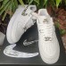 Air Force 1 AF1 Running Shoes-White/Silver-3801639