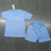 23/24 Lazio Home Blue Jersey Kit short Sleeve (Shirt + Short)-1198937