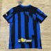 23/24 Inter Milan Home Blue Black Jersey Kit short sleeve-8800634