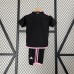 24/25 Kids Miami Away Black Kids Jersey Kit short Sleeve (Shirt + Short)-9835841