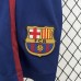 Retro 09/10 Kids Barcelona Home Navy Blue Red Kids Jersey Kit short Sleeve (Shirt + Short)-9269961