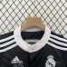 Retro 14/15 Kids Real Madrid Third Away Black Kids Jersey Kit short Sleeve (Shirt + Short)-9871707