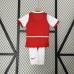 Retro 02/04 Kids Arsenal home Red White Kids Jersey Kit short Sleeve (Shirt + Short)-7779486