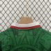 Retro 1998 Kids Mexico Home Kids Green Jersey Kit short Sleeve (Shirt + Short)-4884390