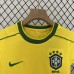 Retro Kids 1998 Brazil Home Kids Yellow Jersey Kit short Sleeve (Shirt + Short)-5206878