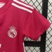 Retro 14/15 Kids Real Madrid Away Red Kids Jersey Kit short Sleeve (Shirt + Short)-9072799