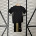Retro 11/12 Kids Real Madrid Away Black Kids Jersey Kit short Sleeve (Shirt + Short)-8120536