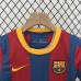 Retro 10/11 Kids Barcelona Home Navy Blue Red Kids Jersey Kit short Sleeve (Shirt + Short)-3413382