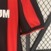 Retro 90/91 AC Milan Home Black Red Jersey Kit short sleeve-6625359