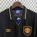 Retro 93/95 Manchester United M-U Away Black Jersey Kit Long Sleeve-830493