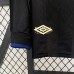 Retro 93/95 Manchester United M-U Away Black Jersey Kit Long Sleeve-830493