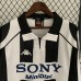 Retro 97/98 Juventus Home White Black Jersey Kit Long Sleeve-1277282