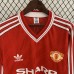 Retro 86/88 Manchester United M-U Home Red Jersey Kit Long Sleeve-1090808