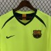Retro 05/06 Barcelona Away Green Jersey Kit Long Sleeve-6932151