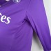 Retro 16/17 Real Madrid Away Purple Jersey Kit Long Sleeve-8619949