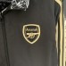 23/24 Arsenal Trench Coat Reversible Black Windbreaker Long Sleeve-9916094