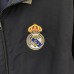 23/24 Real Madrid Trench Coat Reversible Navy Blue Black Windbreaker Long Sleeve-3005797