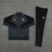 23/24 Real Madrid Gray Black Edition Classic Jacket Training Suit (Top+Pant)-8657141