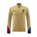 23/24 Barcelona Khaki Edition Classic Jacket Training Suit (Top+Pant)-1350838