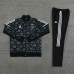 23/24 Ajax Gray Black Edition Classic Jacket Training Suit (Top+Pant)-8074024