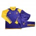 23/24 Kids Real Madrid Purple Yellow Kids Edition Classic Jacket Training Suit (Top+Pant)-7588436