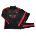 23/24 Kids Paris Saint-Germain PSG Black Red Kids Edition Classic Jacket Training Suit (Top+Pant)-4272876