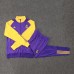23/24 Real Madrid Purple Yellow Edition Classic Jacket Training Suit (Top+Pant)-3179150