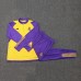 23/24 Real Madrid Purple Yellow Edition Classic Jacket Training Suit (Top+Pant)-9985090