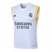 23/24 Real Madrid Training White Jersey Kit Sleeveless (Vest + Short)-5476439