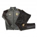 23/24 Kids Real Madrid Gray Black Kids Edition Classic Jacket Training Suit (Top+Pant)-3057862