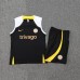 23/24 Chelsea Training Black White Jersey Kit Sleeveless (Vest + Short)-9124321