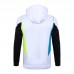 23/24 Arsenal White Black Hooded Edition Classic Jacket Training Suit (Top+Pant)-7979515