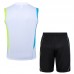 23/24 Arsenal Training White Jersey Kit Sleeveless (Vest + Short)-144537