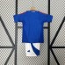 2024 Kids Italy Home Blue Kids Jersey Kit short Sleeve (Shirt + Short)-1753089