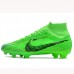 Air Zoom Mercurial Superfly IX Elite FG Soccer Shoes-Green/Black-5818615