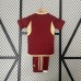 2024 Kids Venezuela Home Wine Red Kids Jersey Kit short Sleeve (Shirt + Short)-3270428